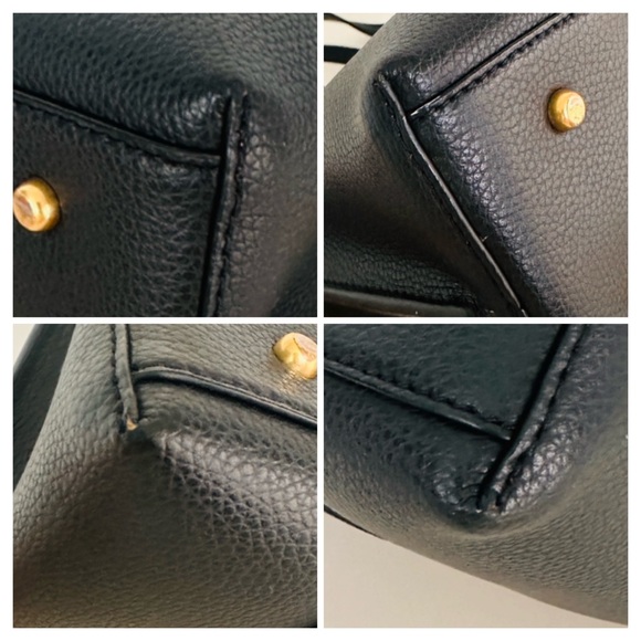 Tory Burch Small Perry Crossbody Tote Satchel Bag in black - Picture 12 of 16